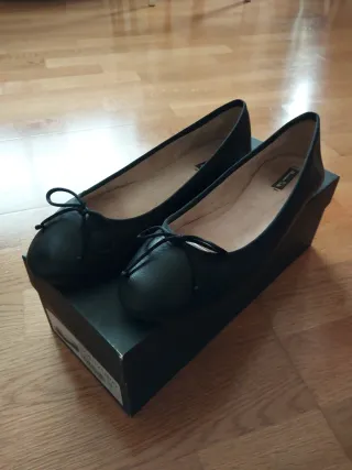 Bailarinas negras Massimo Dutti T38