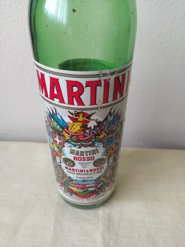 Botella Martini Rosso Vintage