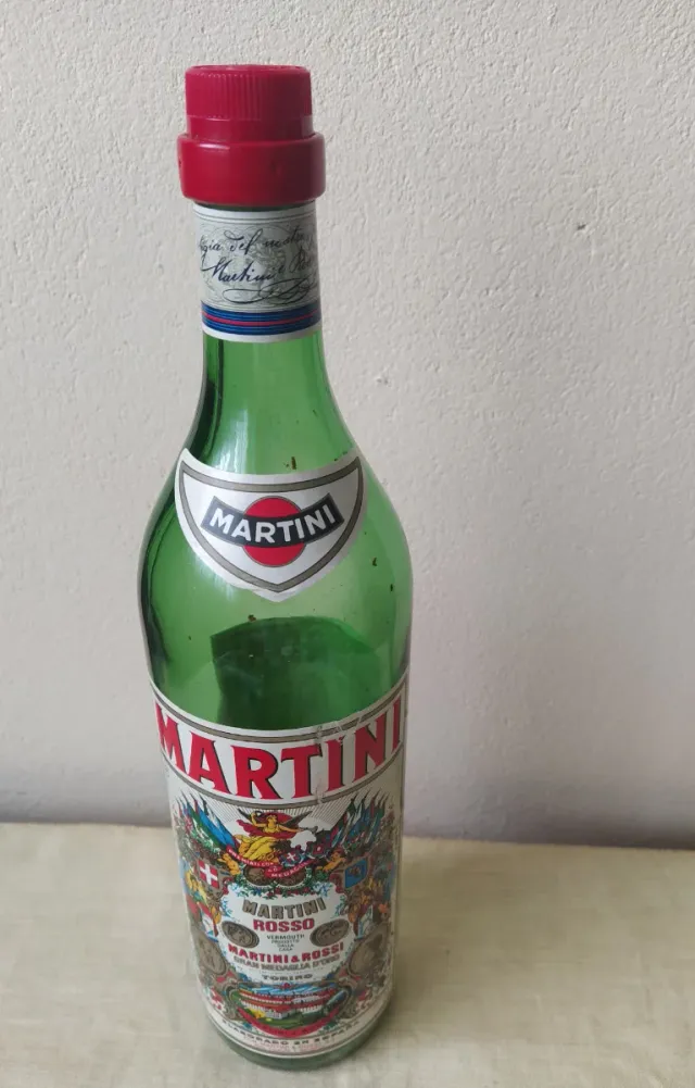 Botella Martini Rosso Vintage