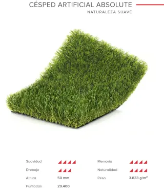 Césped Artificial Real Turf Absolute (2,4 m²)