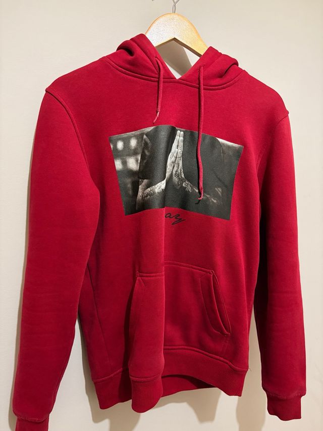 Sudadera Roja Pray