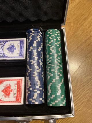 Mala de Poker Completa - Nunca Usada