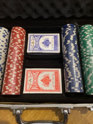 Mala de Poker Completa - Nunca Usada