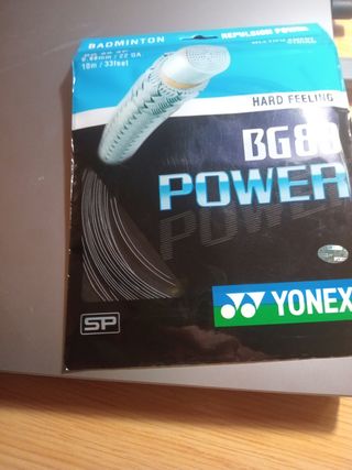 Cuerda Bádminton YONEX BG 80 Nylon