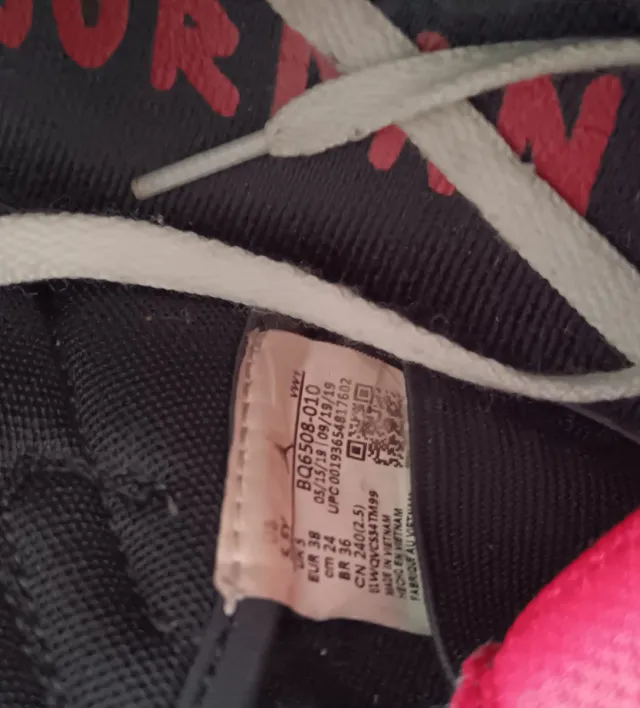 Playeros Jordan Negro