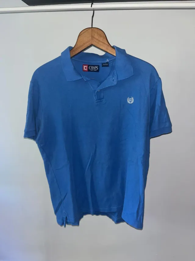 Polo Chaps Azul Talla M