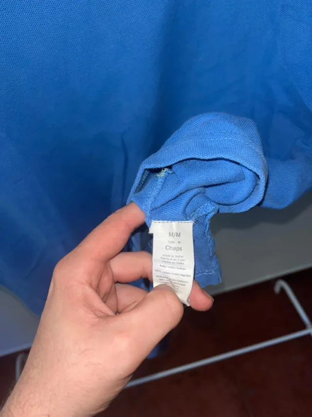 Polo Chaps Azul Talla M