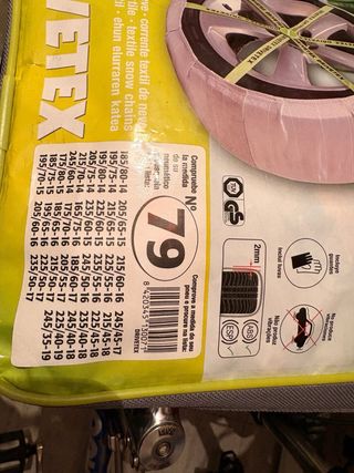 Cadenas textiles para nieve DRIVETEX T79