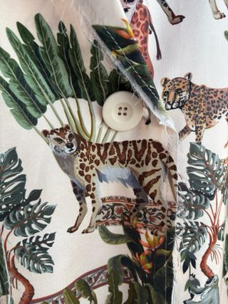 Giacca Dixie fantasia animali e piante