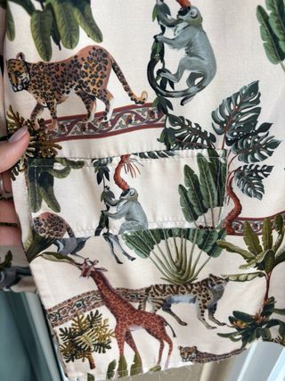 Giacca Dixie fantasia animali e piante