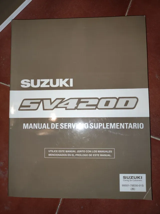 Manual de servicio Suzuki Vitara Sidekick sv420d