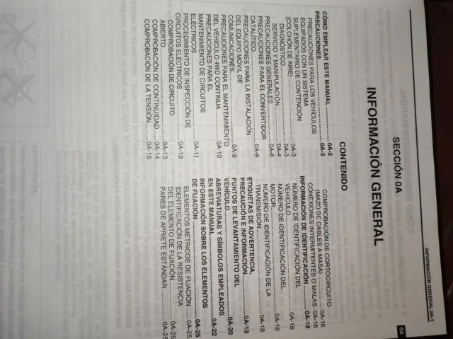 Manual de servicio Suzuki Vitara Sidekick sv420d