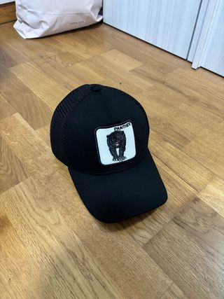 Cappellino Trucker Panther Nero