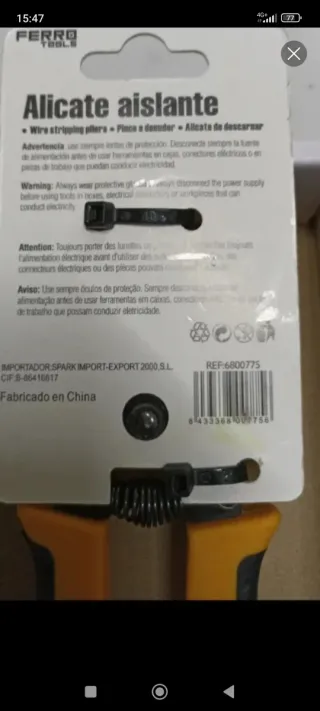 Alicate Pelacables Aislante 7 Profesional