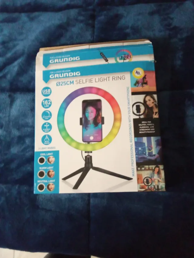 Grundig Aro de Luz Selfie Ø25cm