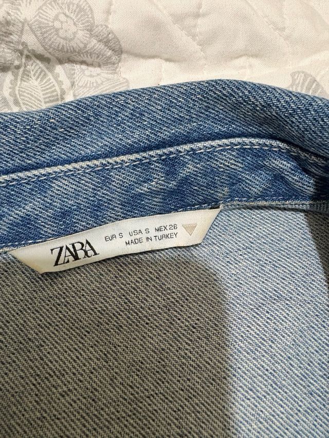 Cazadora tejana Zara cropped S