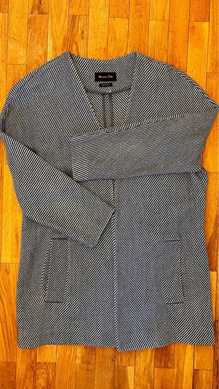 Chaqueta Massimo Dutti Rayas Azul y Blanco
