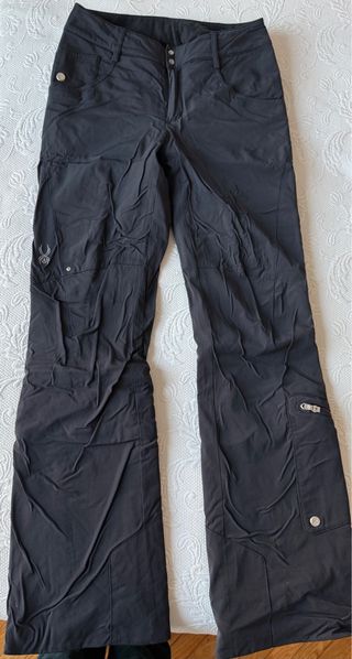 Pantaloni sci donna Spyder neri