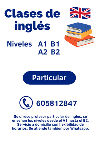 Profesor de ingles particular