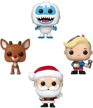 Pack 4 Mini Figuras Funko pocket Pop Navidad