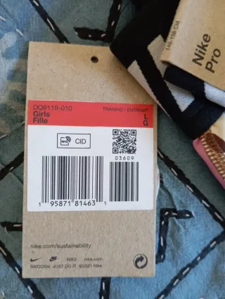 Malla larga niña Nike Pro multicolor