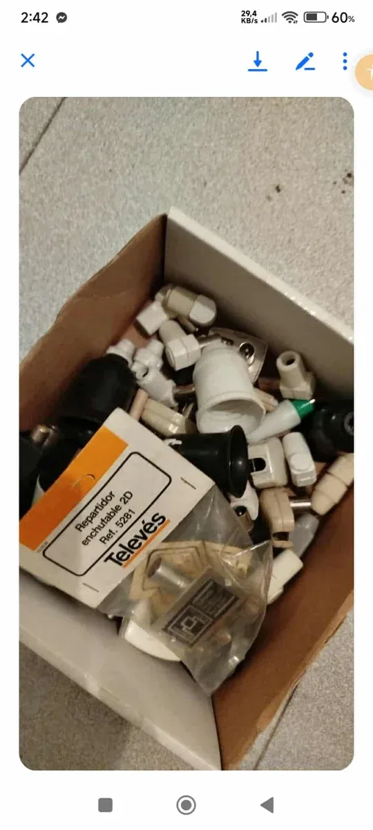 Material eléctrico varios conectores