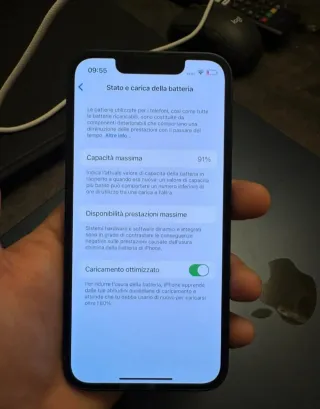 iPhone 13 mini 91% batteria nero