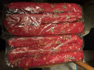 2 Paraspifferi natalizi rossi con stelle