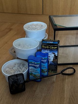 Kit Pecera 14L 35x20x20 + Accesorios