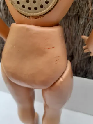 MUÑECA ANTIGUA CARTÓN PIEDRA TERESÍN  TAMAÑO NANCY