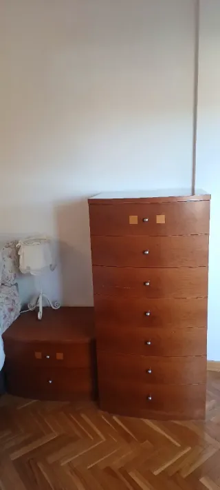 Sinfonier y 2 mesillas madera cerezo