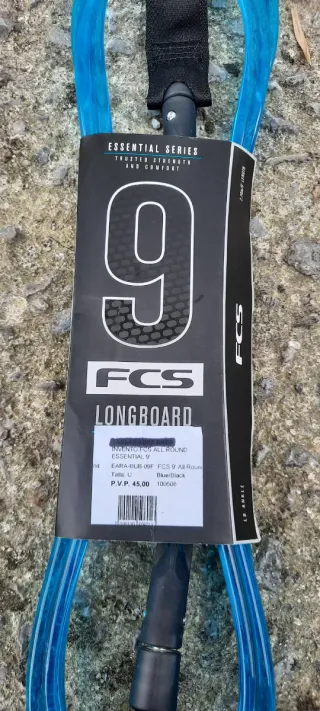 Leash Tabla Surf Longboard FCS 9 pies