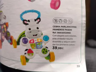 Cebra Parlanchina Primeros Pasos Fisher-Price
