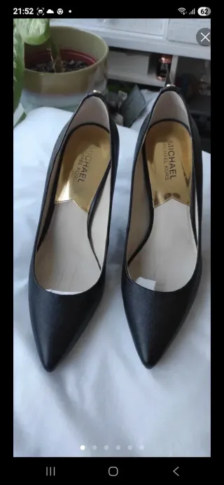 Zapatos Michael Kors Piel Negros Talla 38