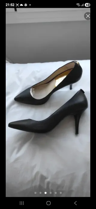 Zapatos Michael Kors Piel Negros Talla 38