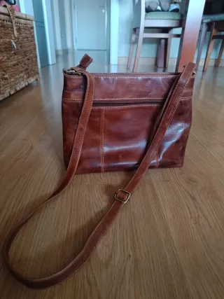 Bolso de piel STILORD marrón