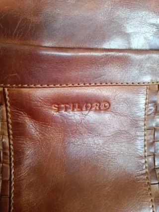 Bolso de piel STILORD marrón