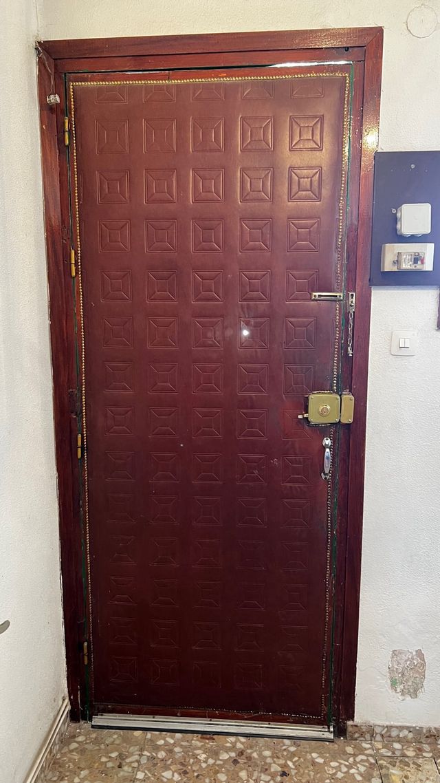 Puerta maciza de madera, 1950