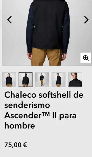 Chaleco Columbia Omni-shield Negro NUEVO