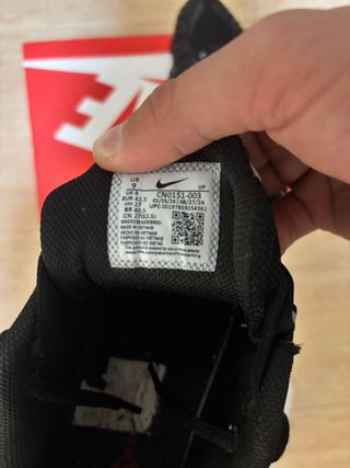 Nike Shox TL Negro Rojo Plata Hombre Talla 42.5