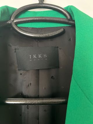 Americana verde IKKS mujer