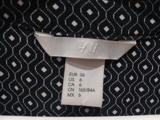 Vestido gasa estampado HM talla 36