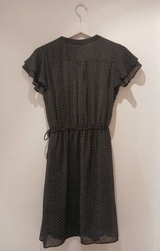 Vestido gasa estampado HM talla 36
