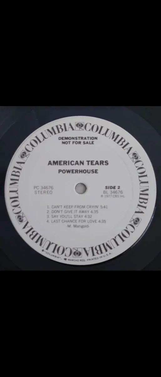 American Tears - Powerhouse LP Vinile