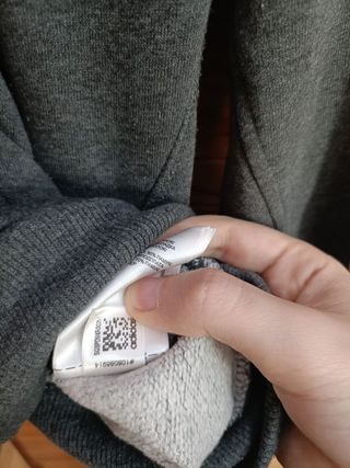 Sudadera Adidas Color Gris y Amarillo Talla M