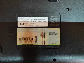 Ordenador portátil Compaq negro/plateado