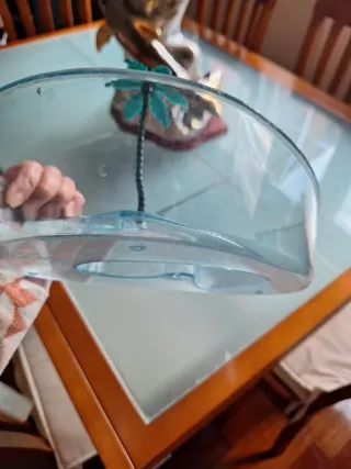 Tortuguera con palmera decorativa