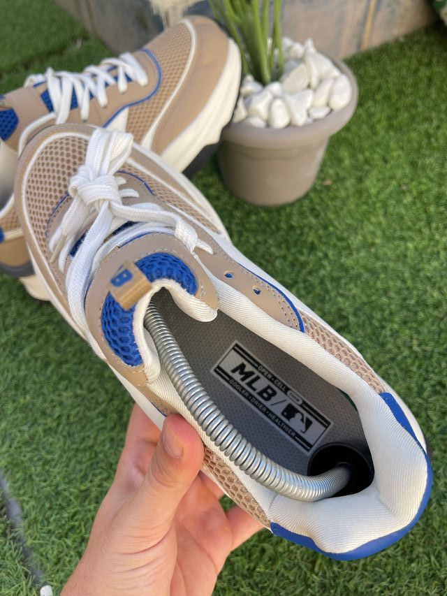 Zapatillas MLB LA Beige/Blanco/Azul