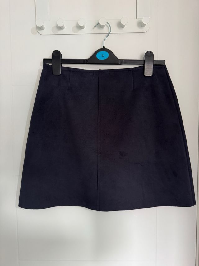 Falda Zara Negra Talla M