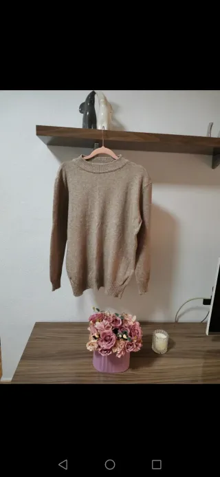 Jersey de invierno beige